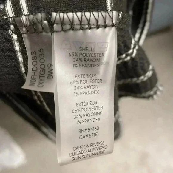 Calvin Klein black & cream shirt top - Picture 12 of 13